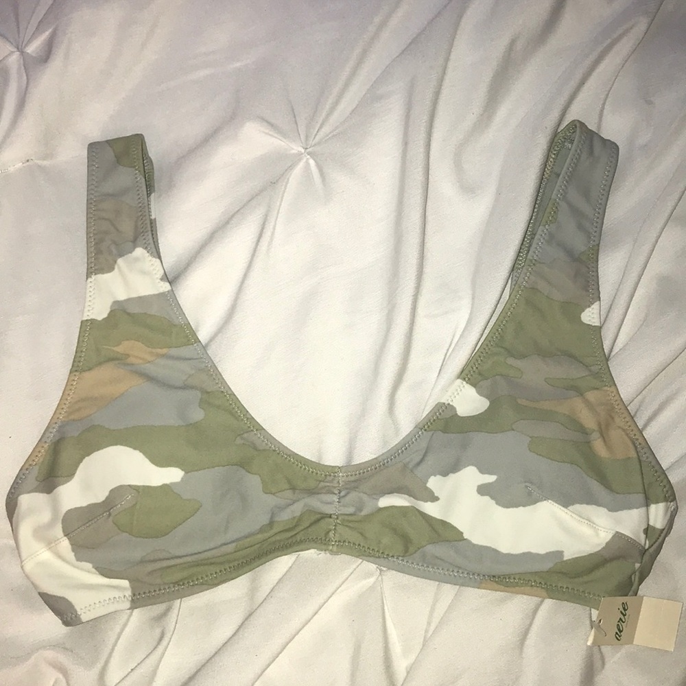 Aerie Camo Bikini Top